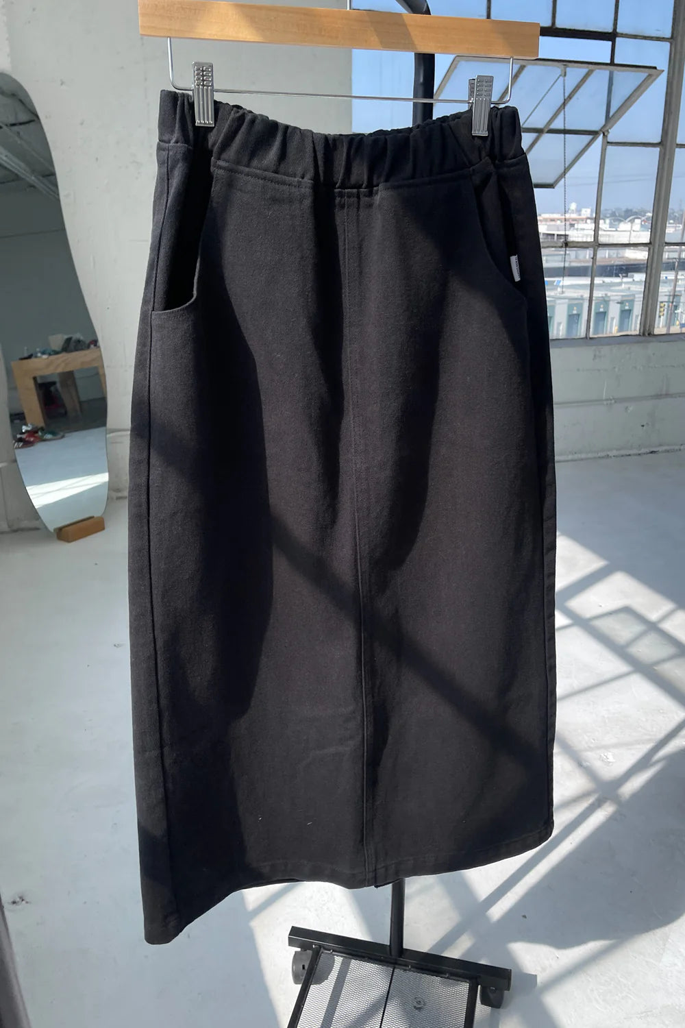 skirt City long black