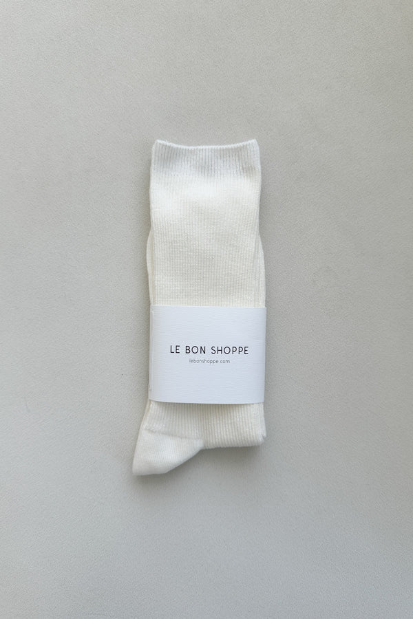 high socks Trouser classic white