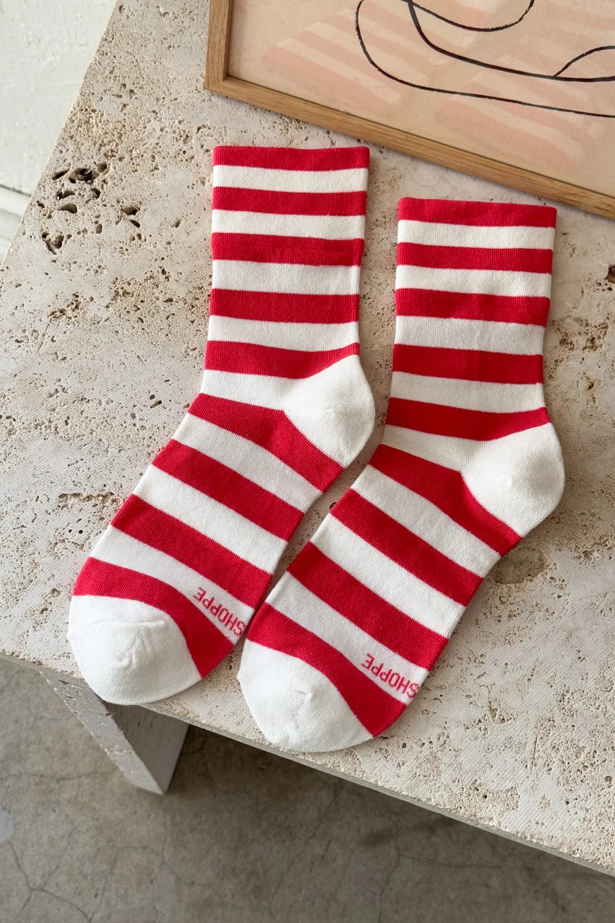 socks Wally wide/red stripe