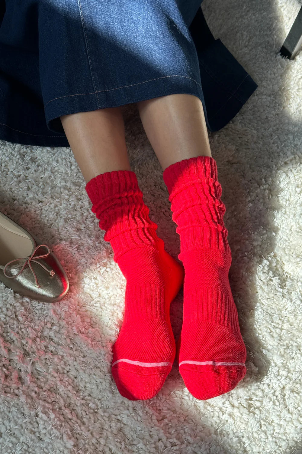 Ballet socks strawberry
