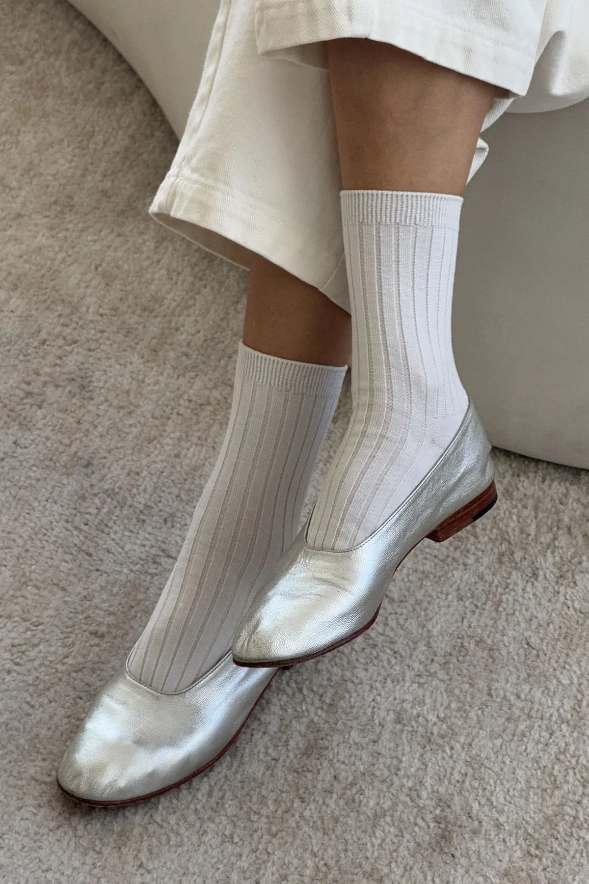 Her white socks