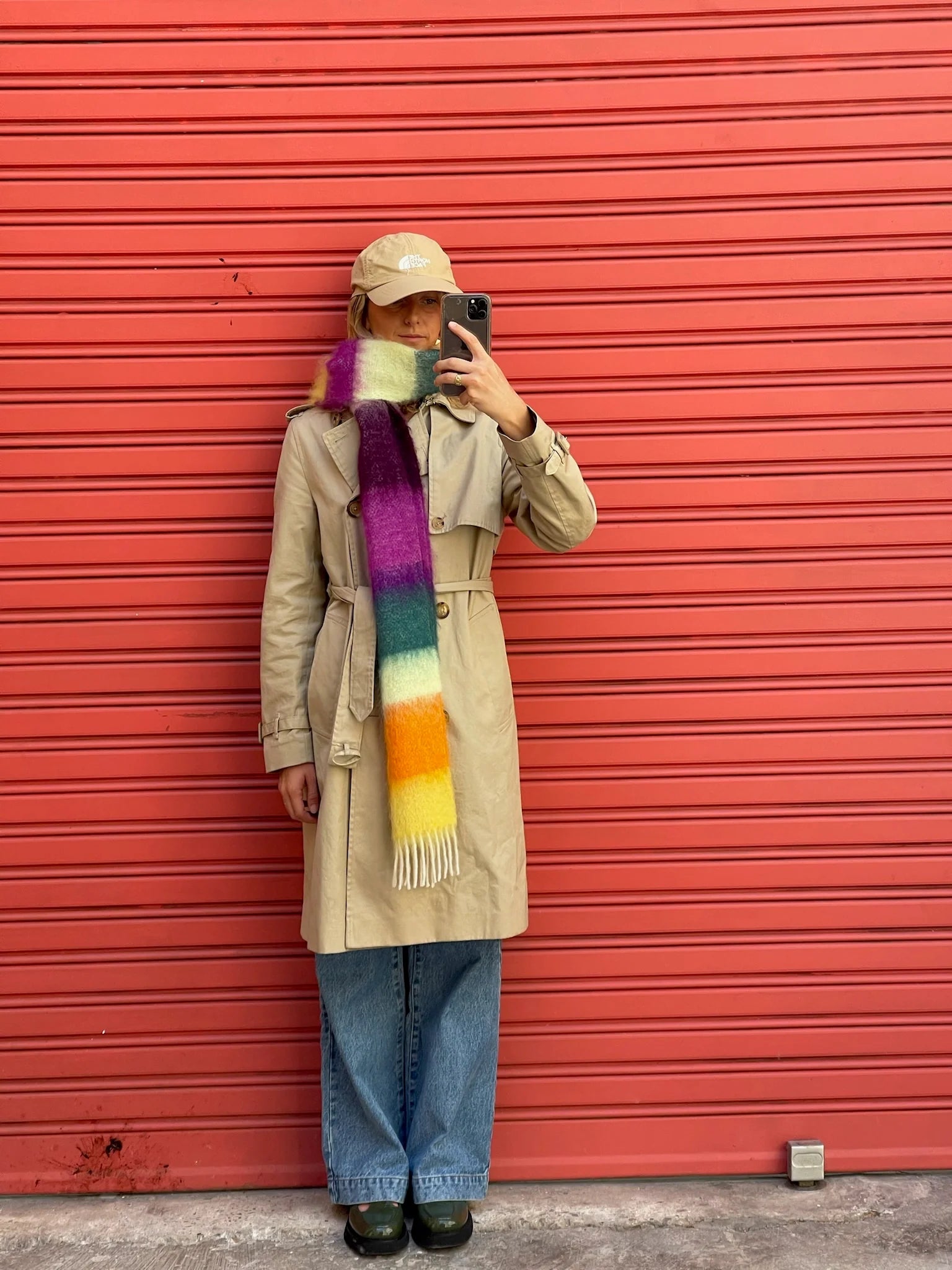 Does It Hurt Me? mohair and wool scarf