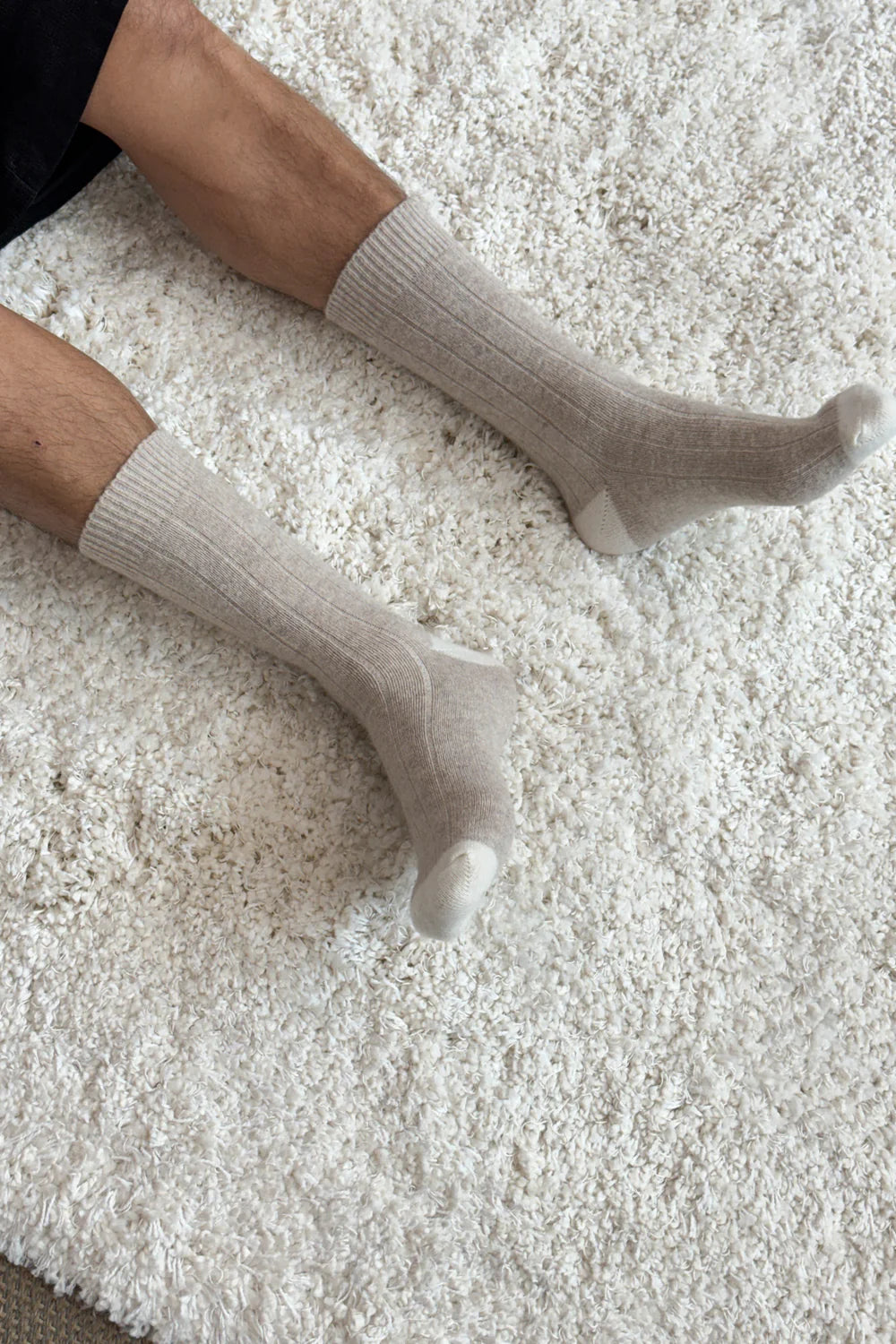 socks Classic Cashmere fawn extended