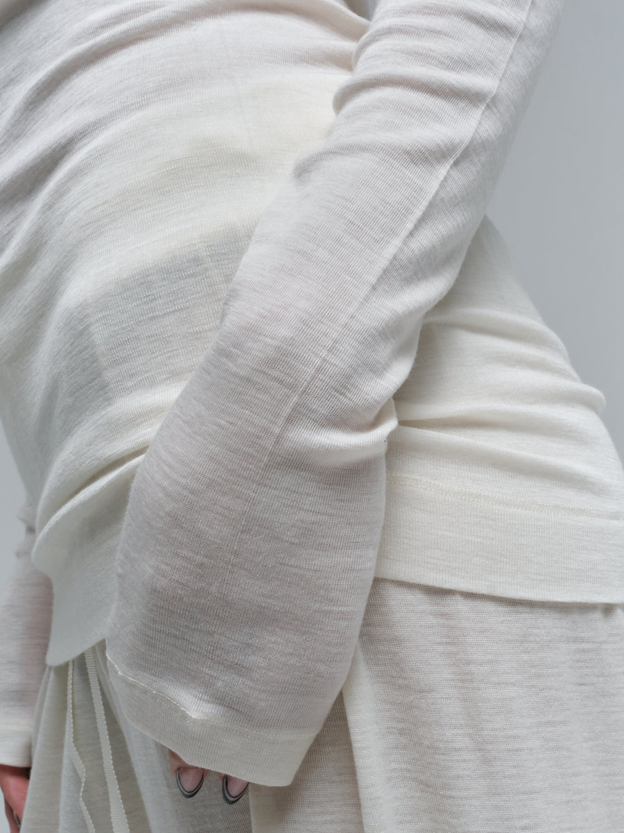 T-shirt Woolen Jade off-white