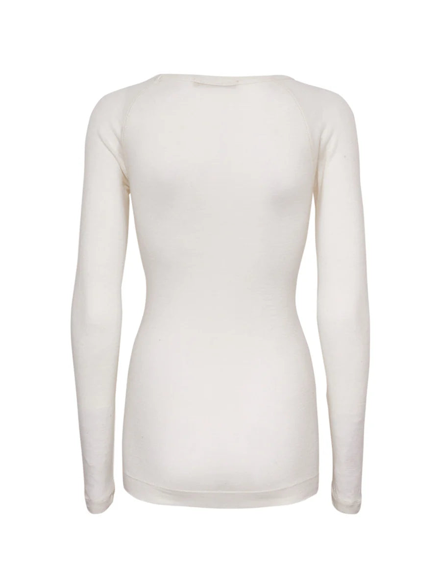 T-shirt Woolen Jade off-white
