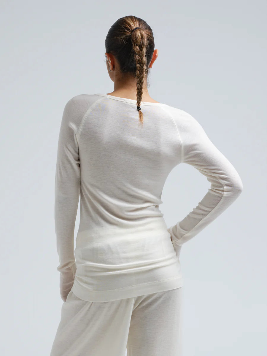 T-shirt Woolen Jade off-white