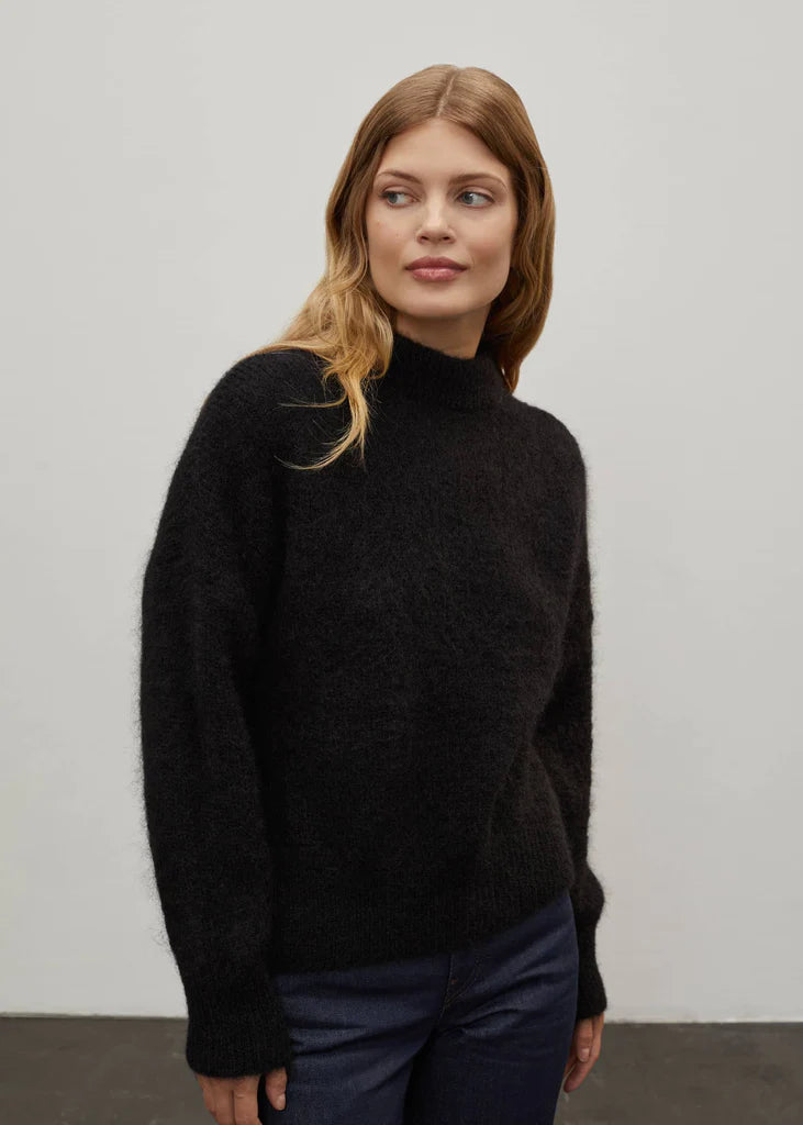 Jane black mohair sweater