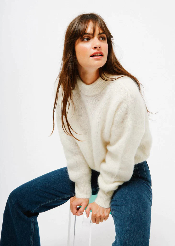 Jane cream mohair sweater