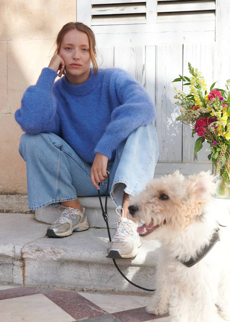 Jane bluette mohair sweater