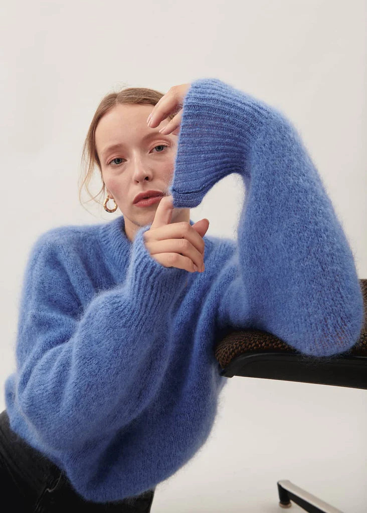 Jane bluette mohair sweater