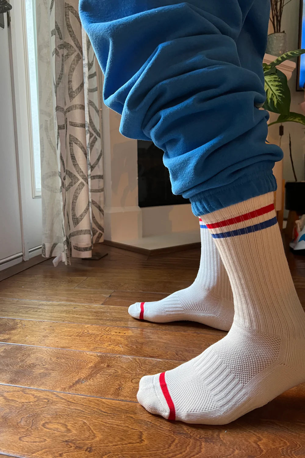 Boyfriend extended socks - Milk