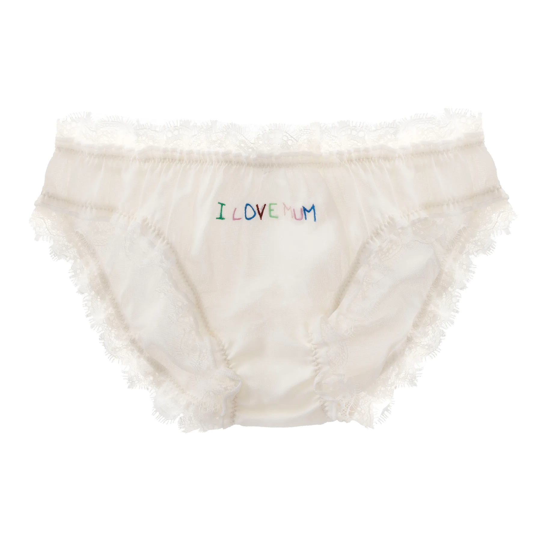 panties I Love Mum Lola off white
