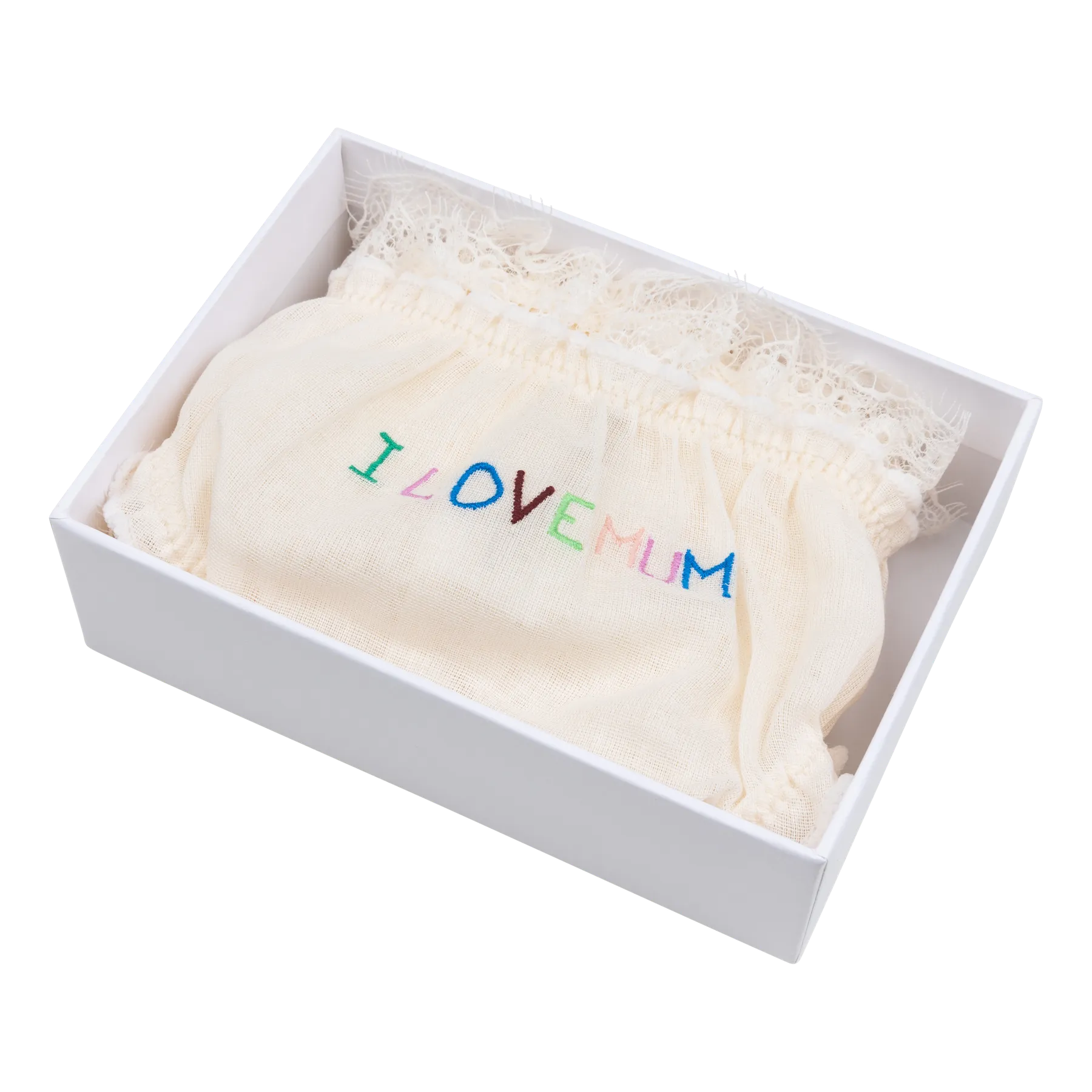 panties I Love Mum Lola off white
