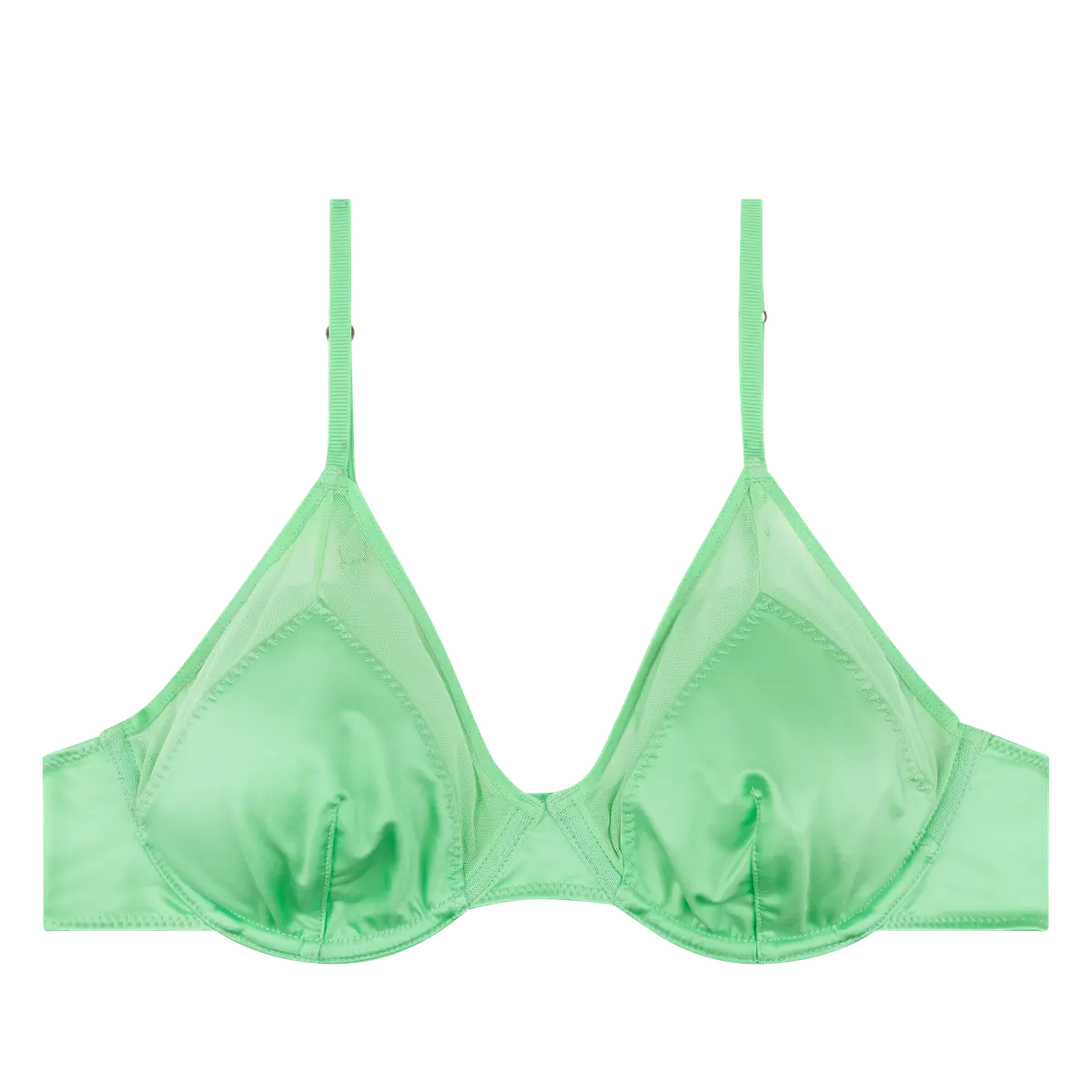 bra Joann bright green