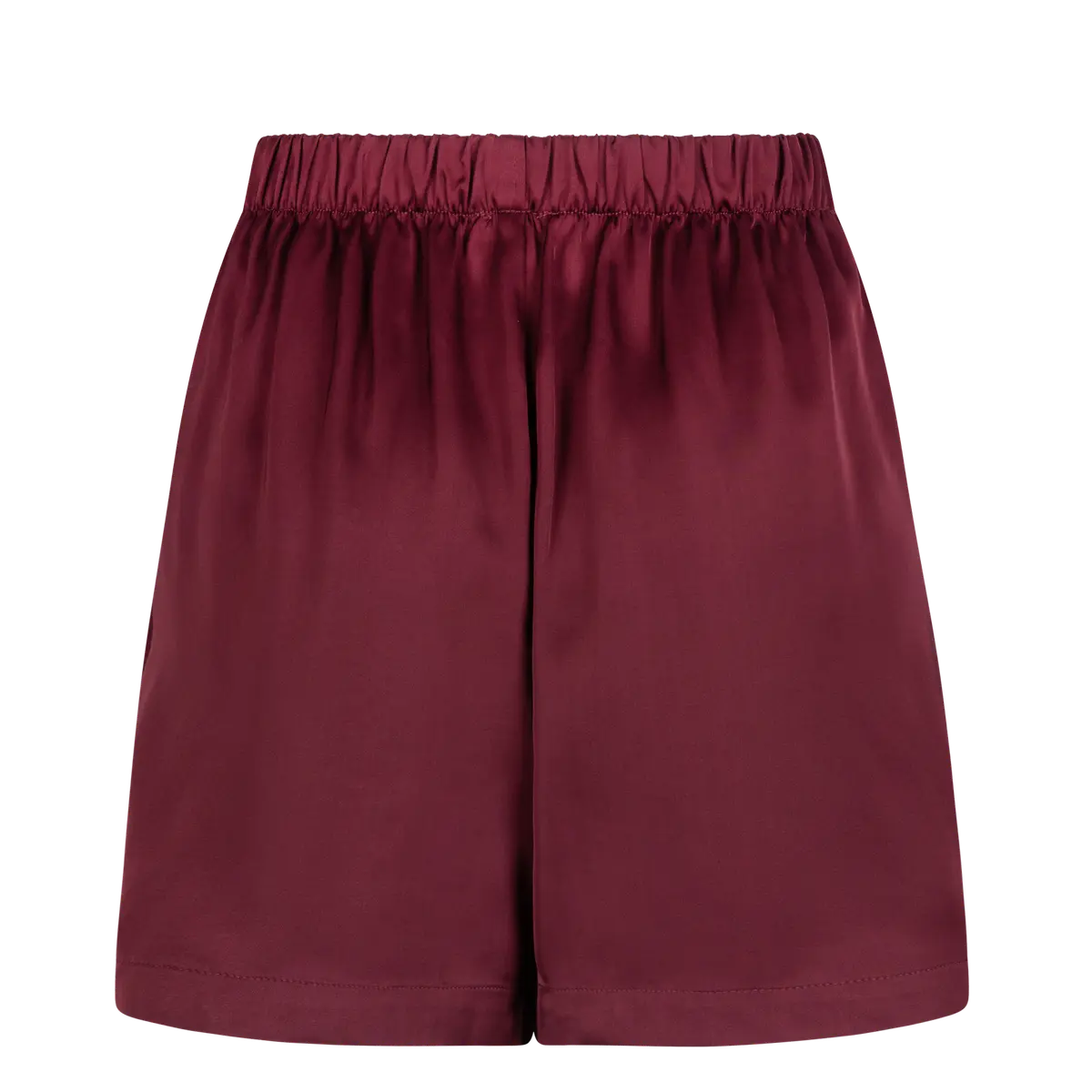 James burgundy shorts