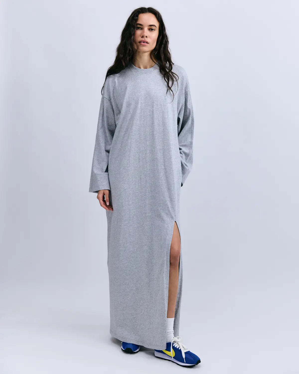 dress Olsen Long comfortable gray