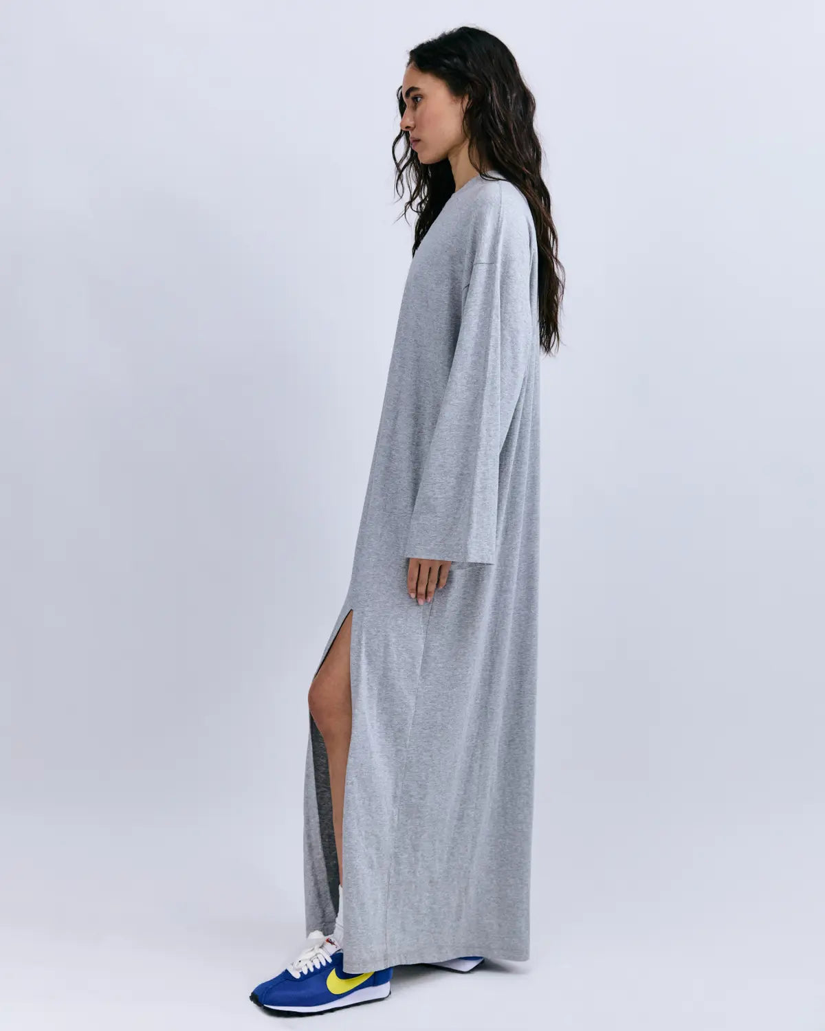 dress Olsen Long comfortable gray