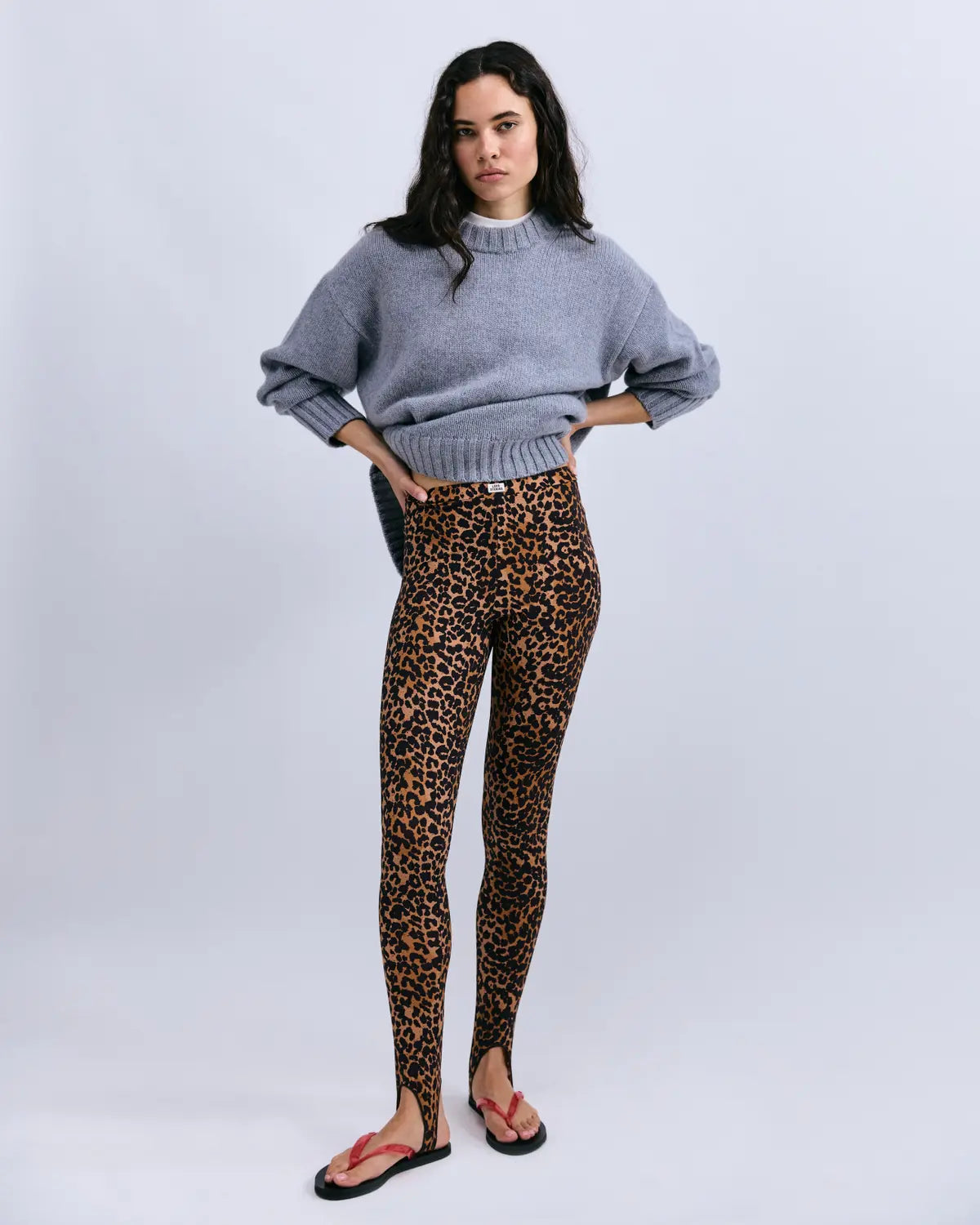 John leopard sports leggings