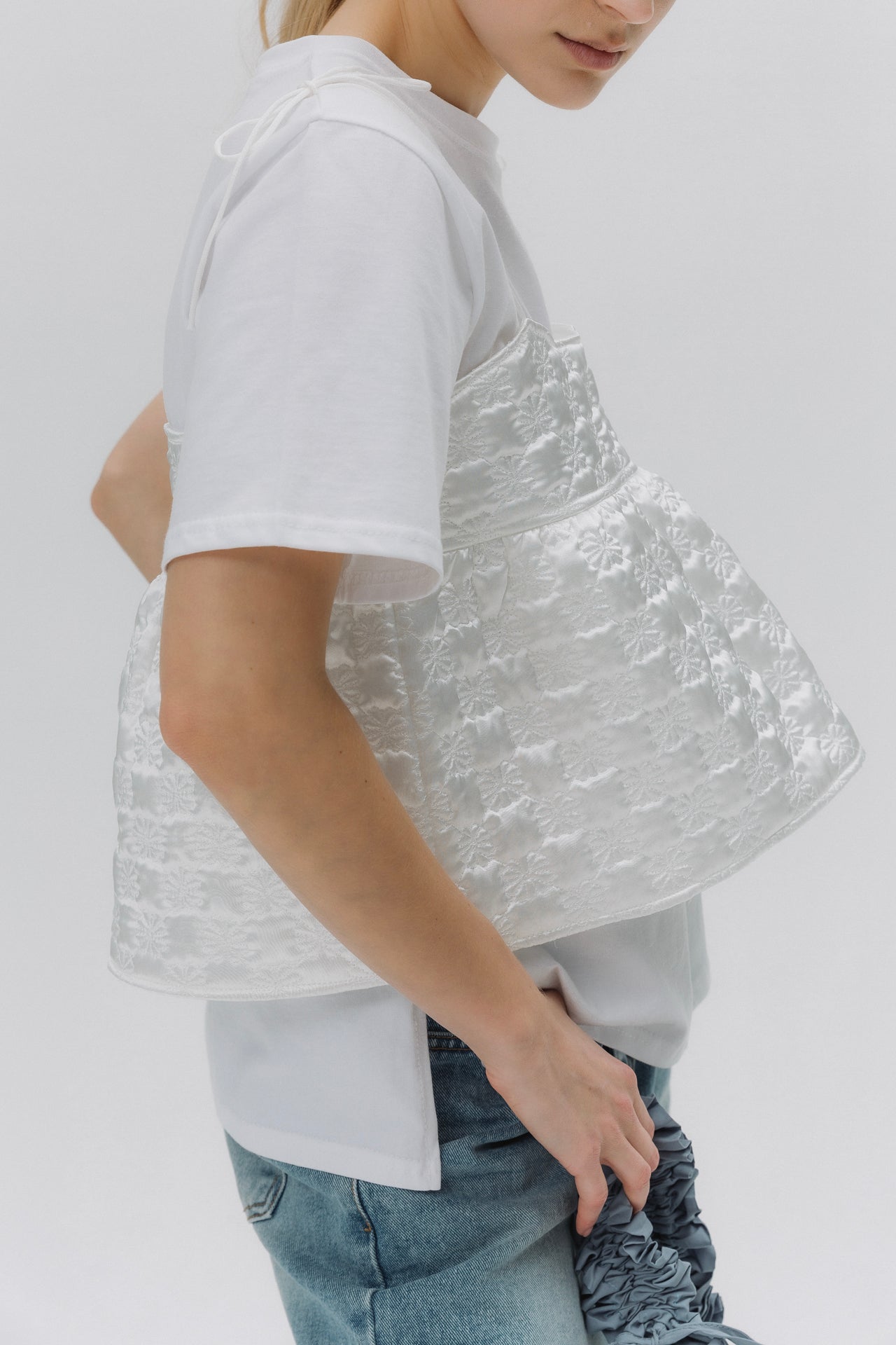 structured flower top