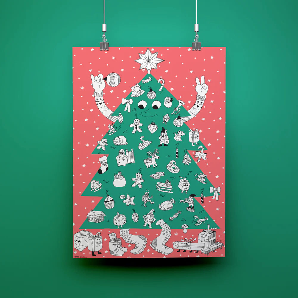 Magic Tree Coloring Book Poster