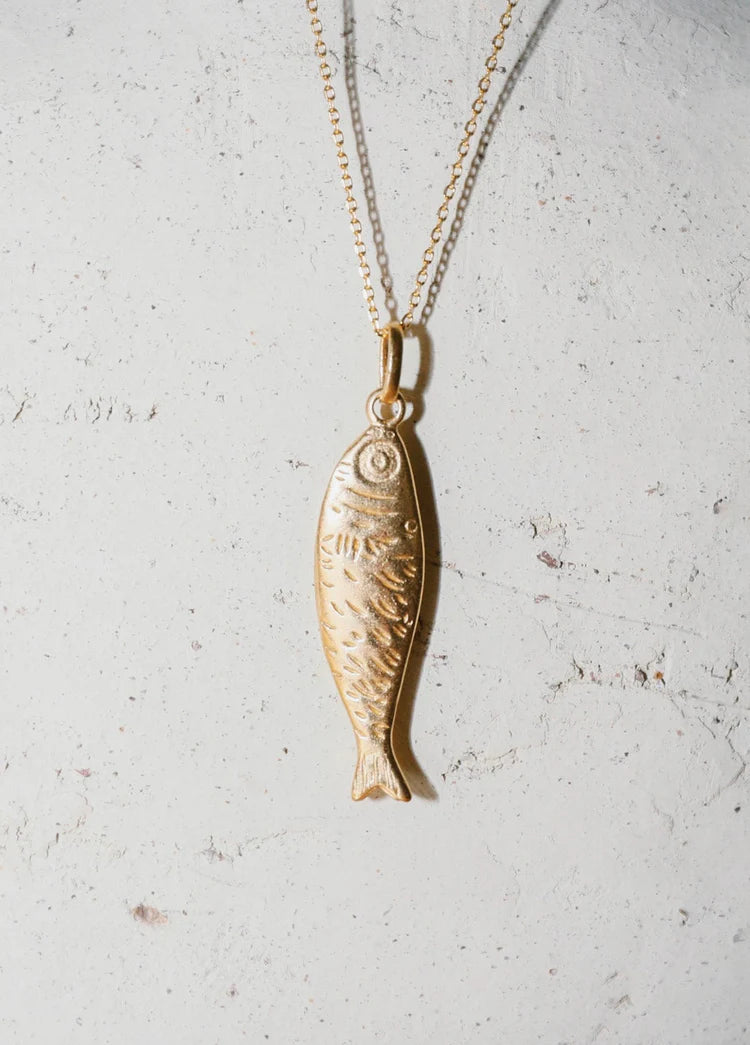 Sardine Necklace 18K Gold