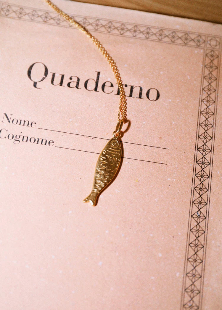 Sardine Necklace 18K Gold