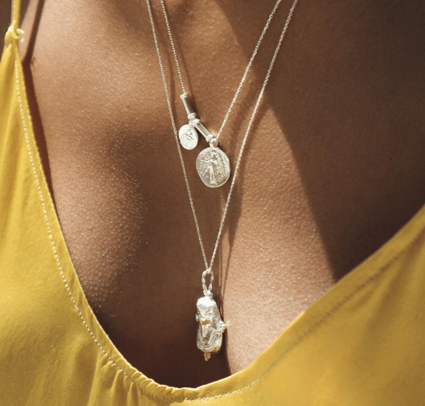 Angelus amulet silver