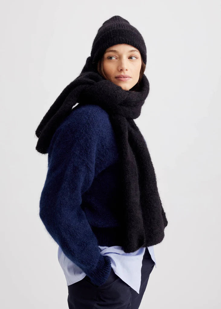 Jane navy blue mohair sweater