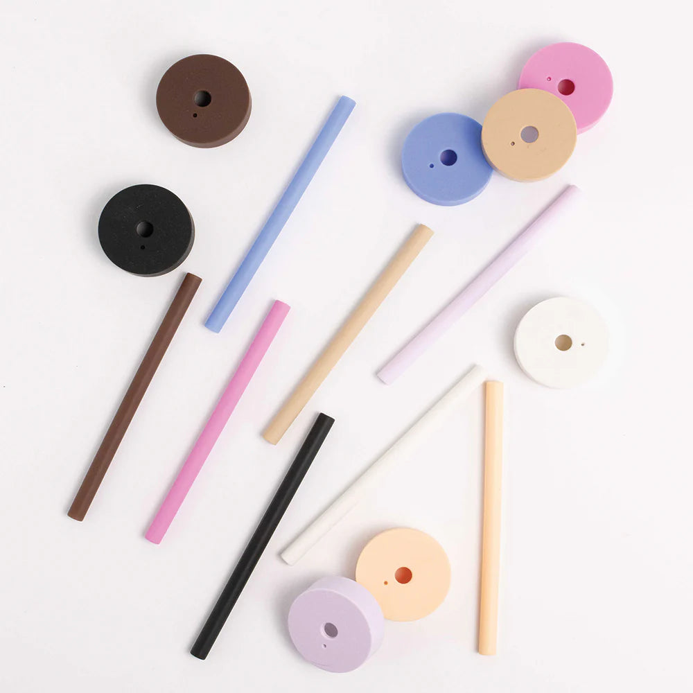 straw for mini bottle 500 ml - various colors