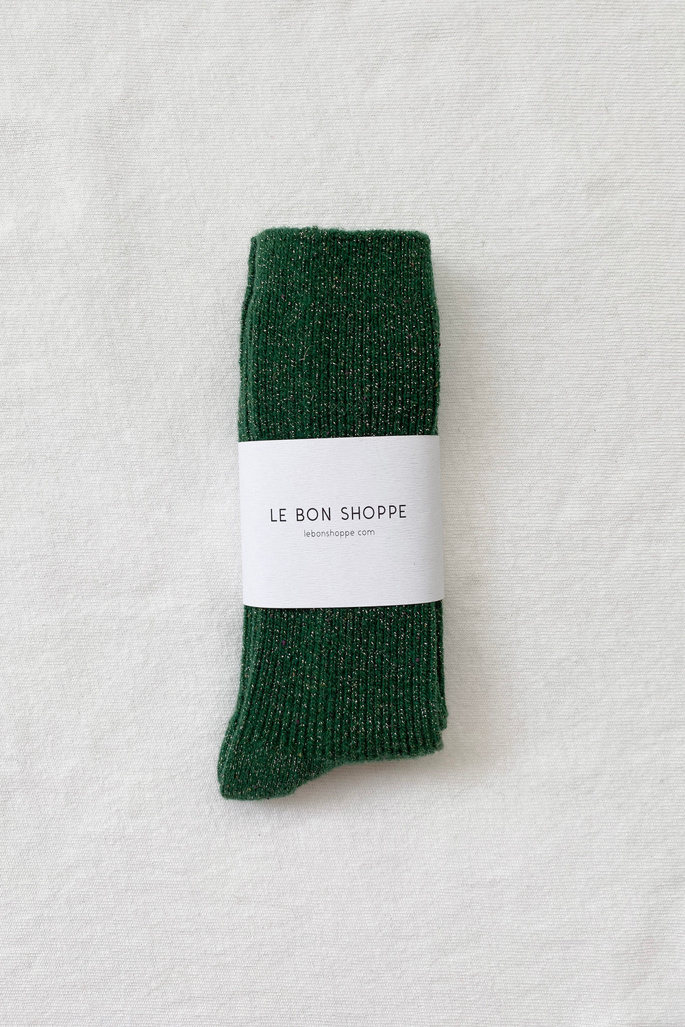 socks Winter sparkle evergreen