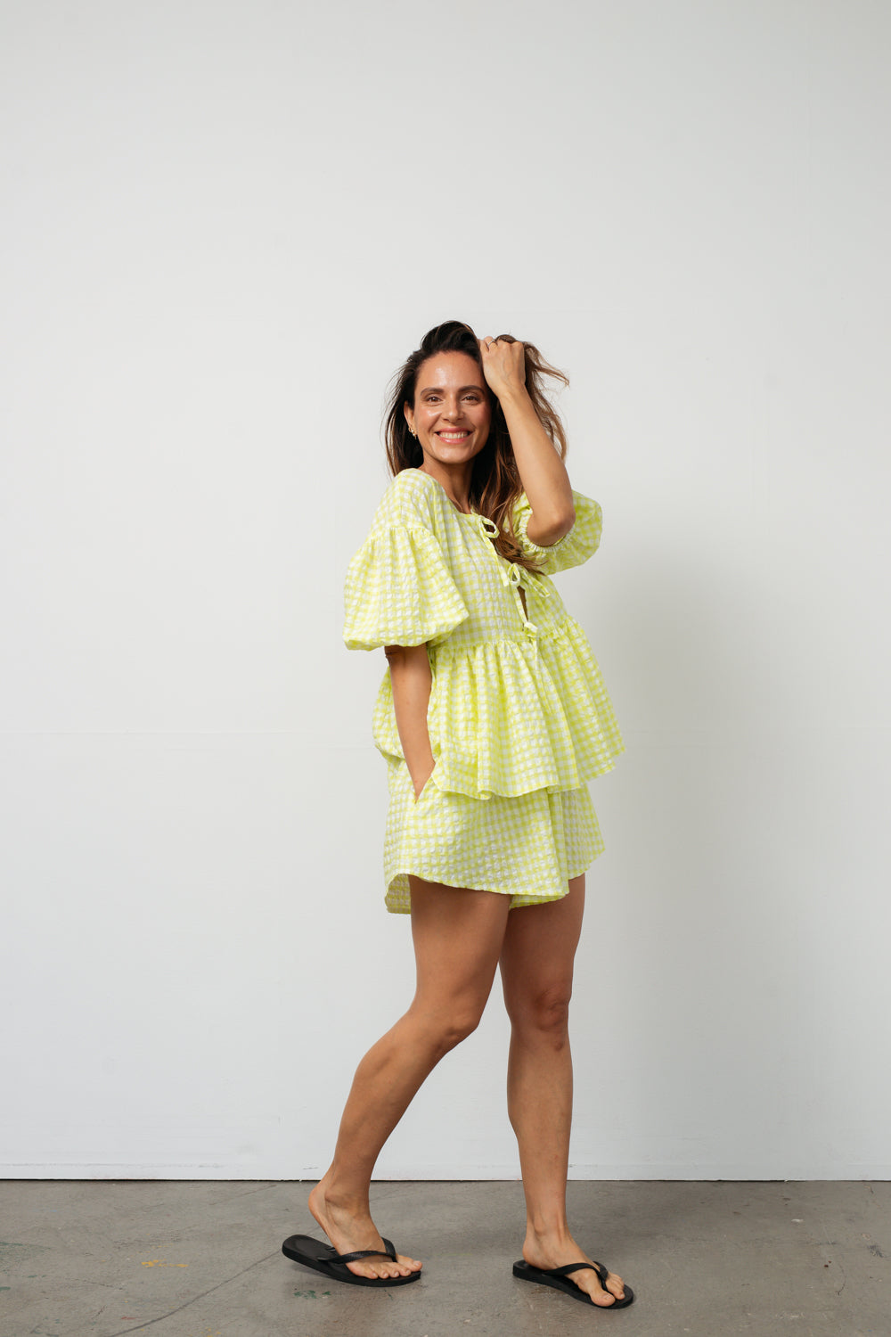 Ivy checkered shorts