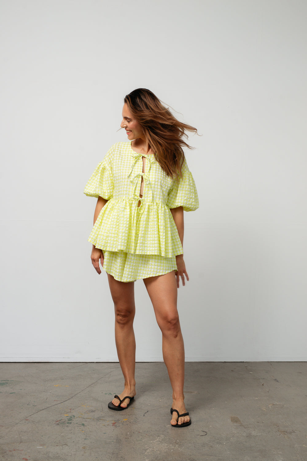 Ivy checkered shorts