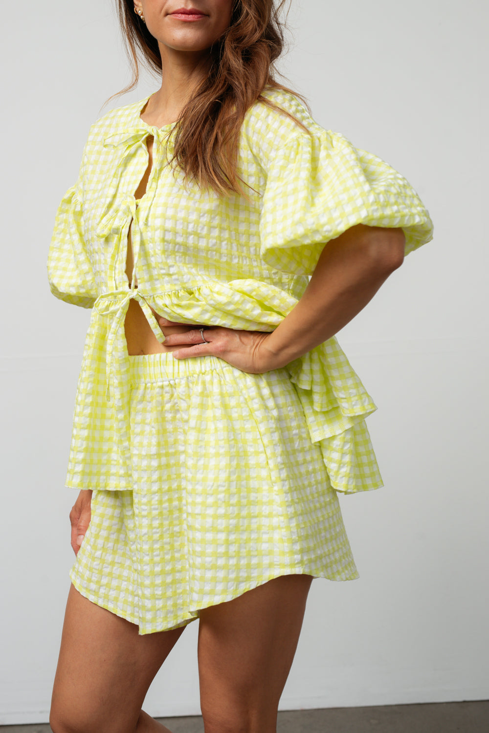 Ivy checkered shorts