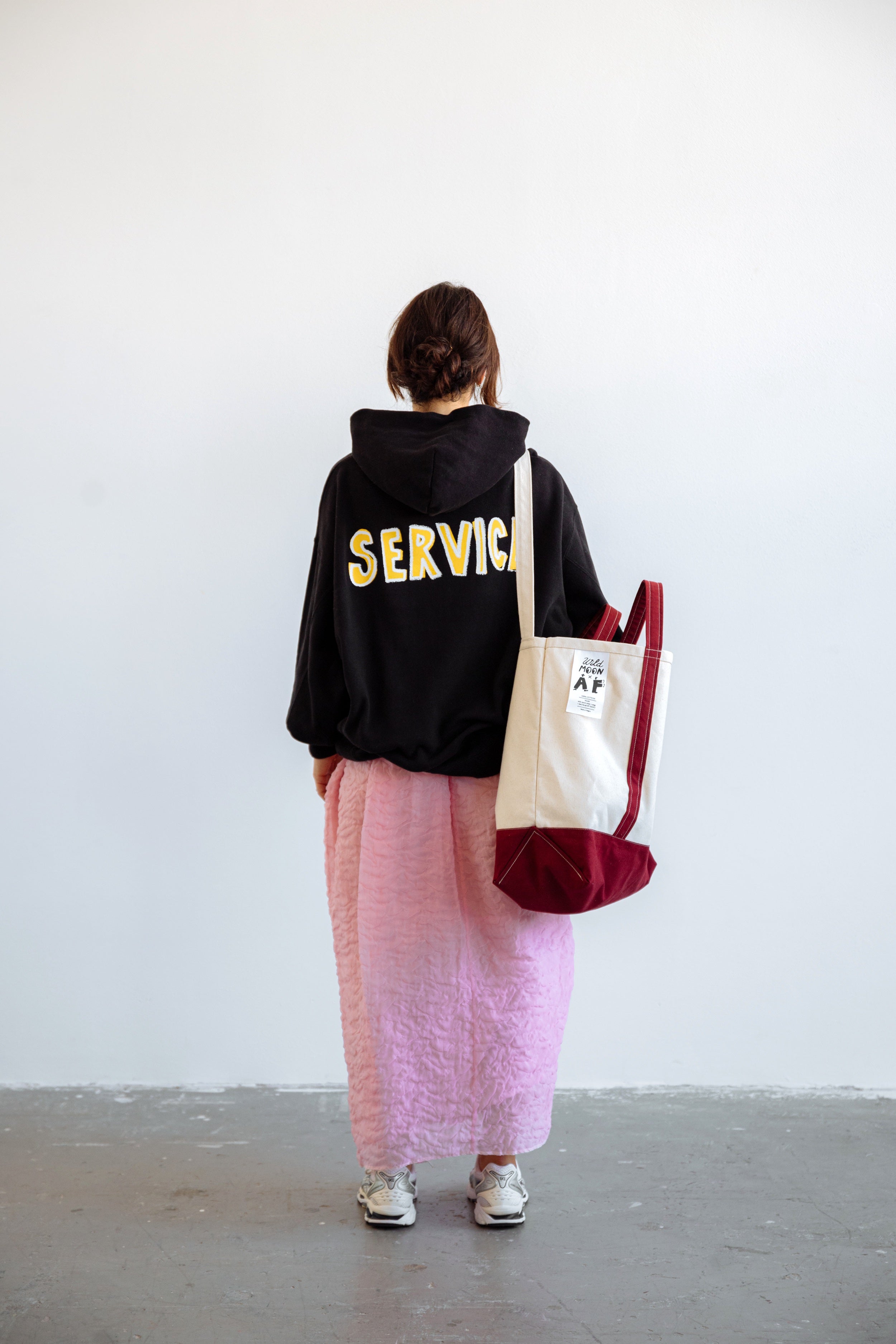 shopper burgundy WM x AF