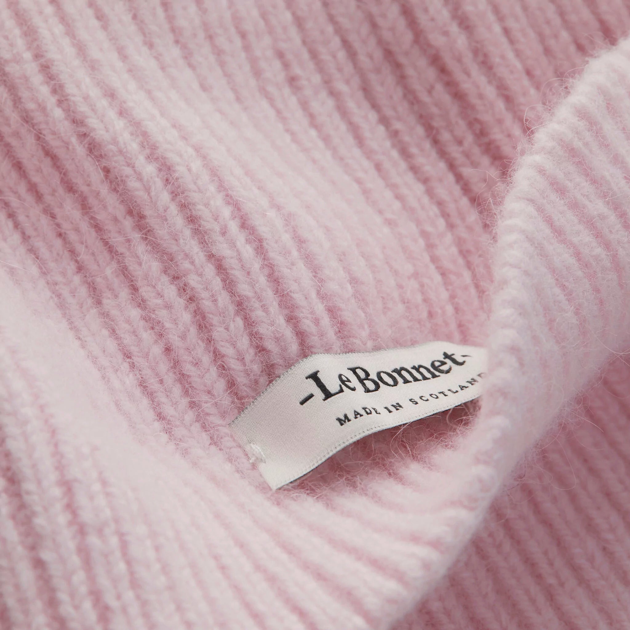 lamb wool beanie blush