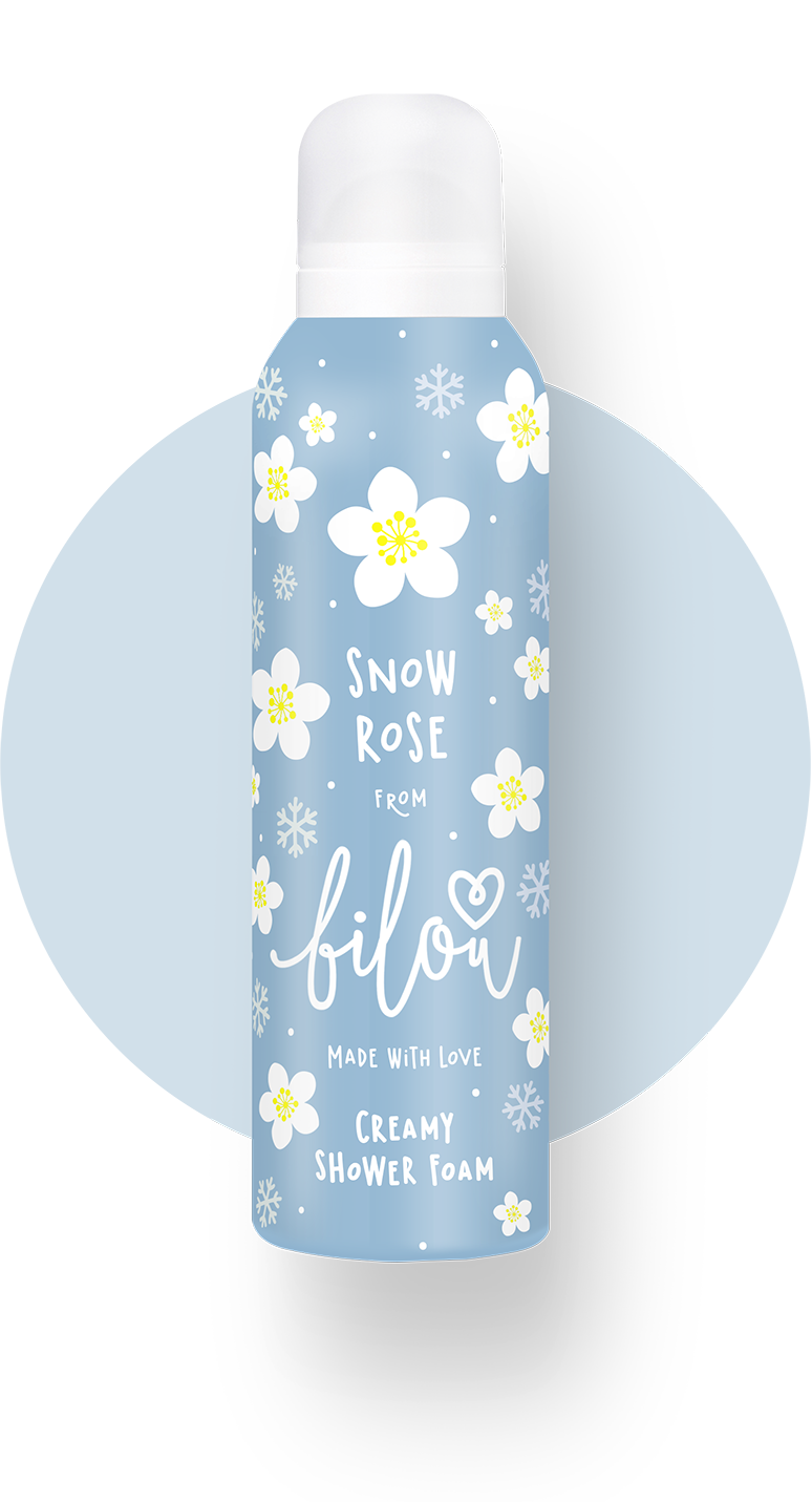 Snow Rose shower foam
