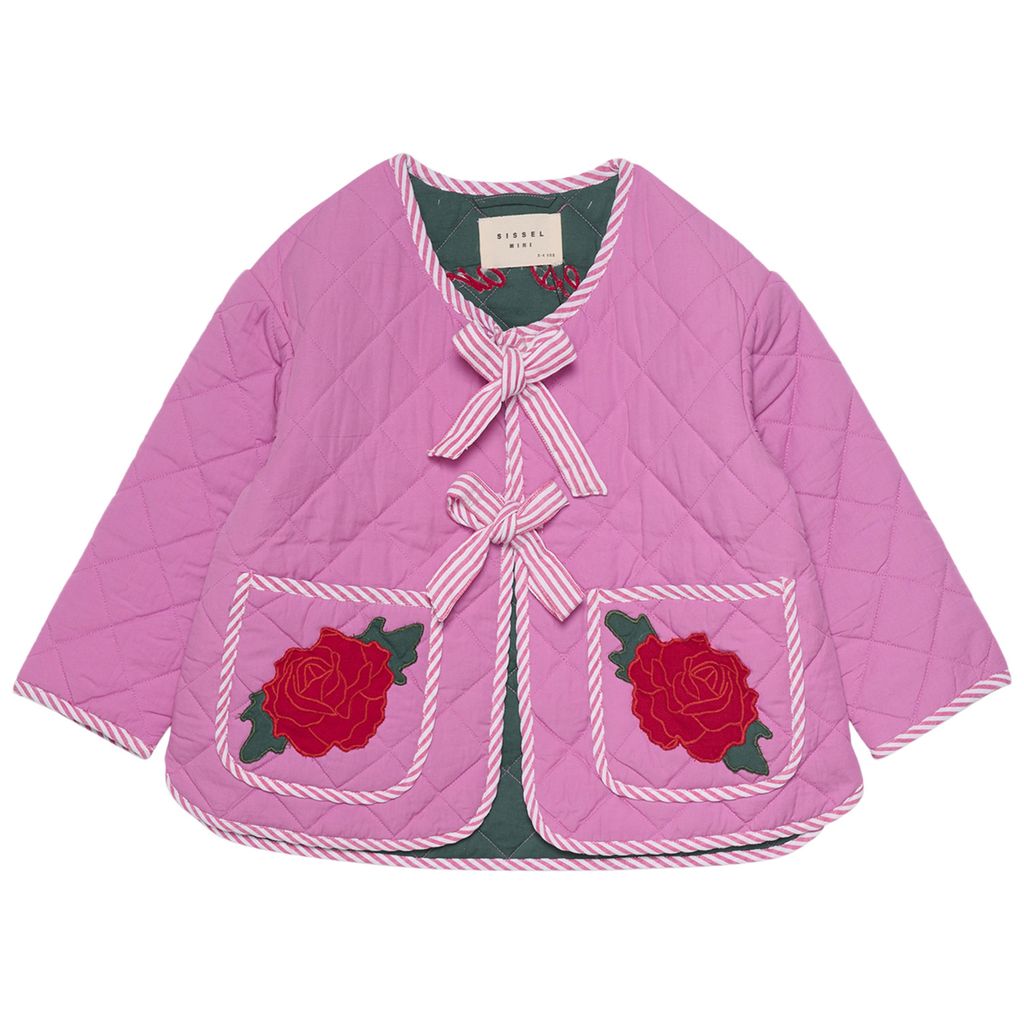 jacket Penny Mini organic cotton cyclamen