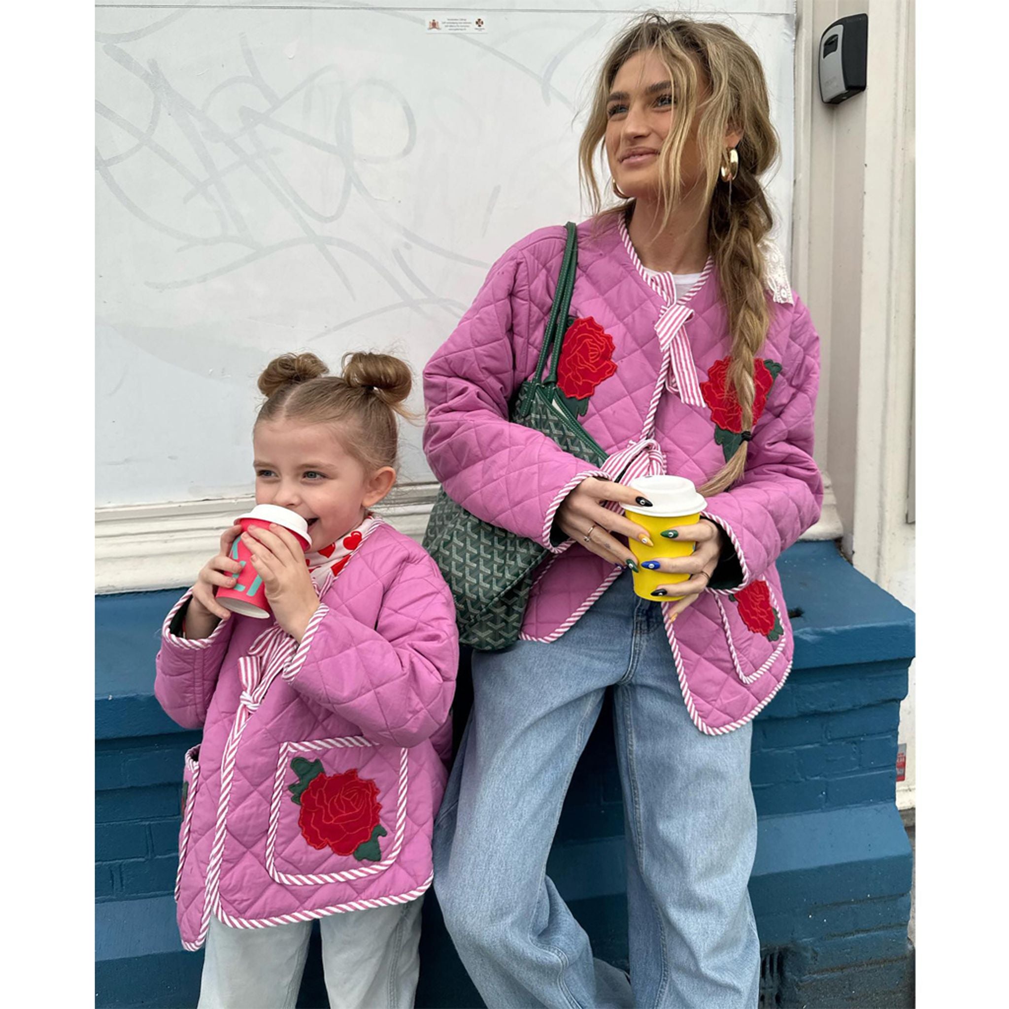 jacket Penny Mini organic cotton cyclamen