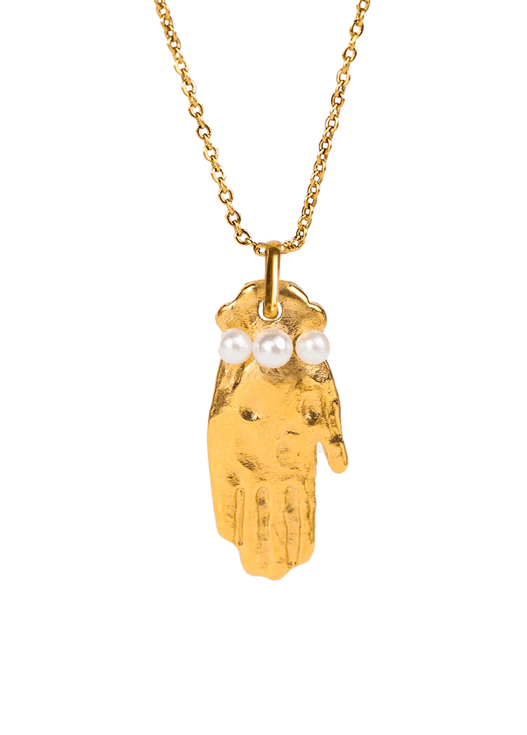 Fatima Necklace 18k Gold