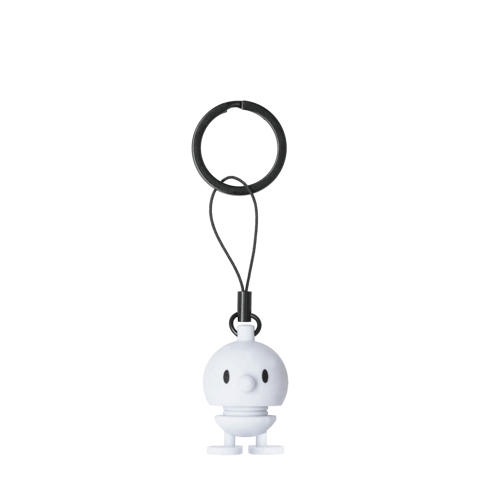 hoptimist keychain - white