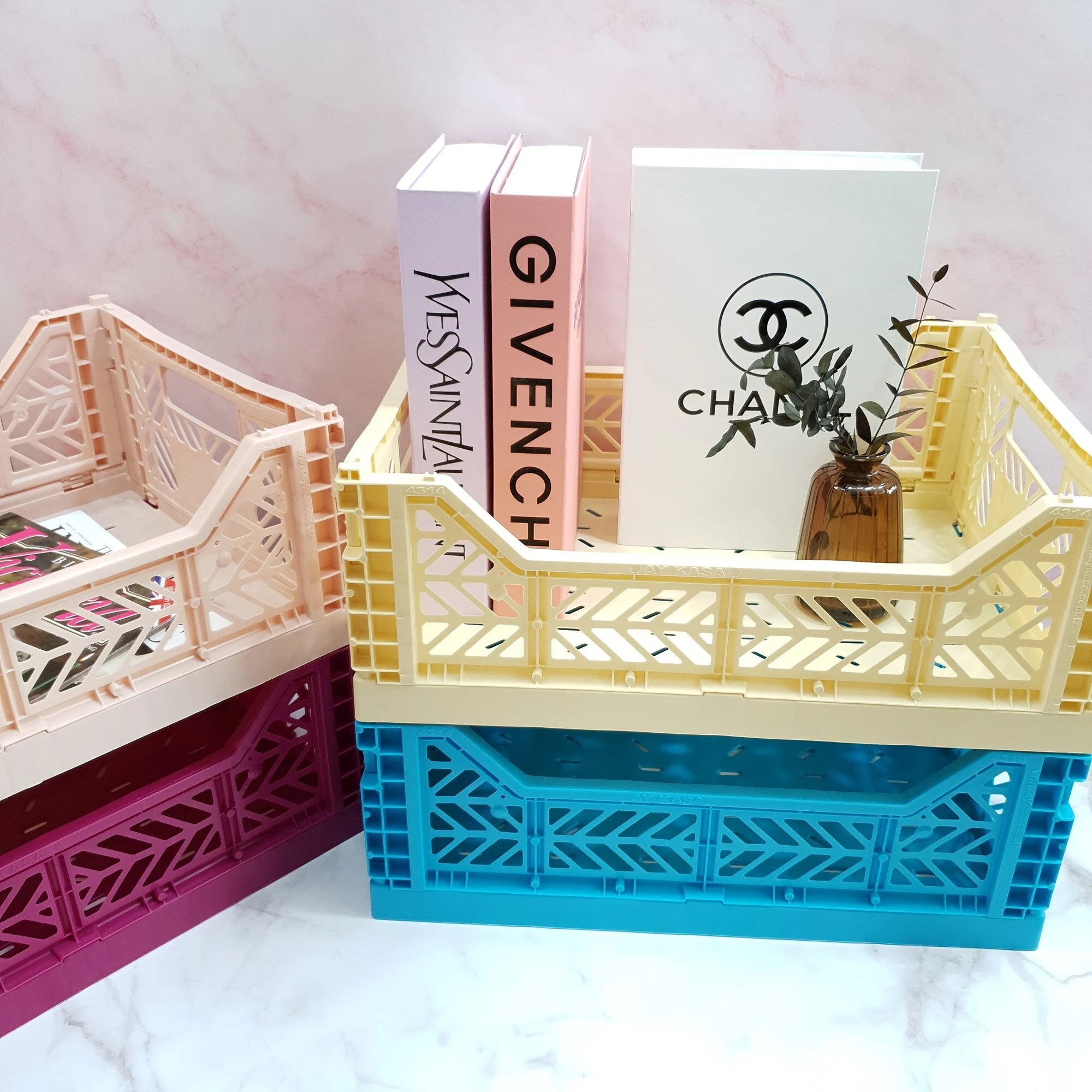 stackable storage box midi banana