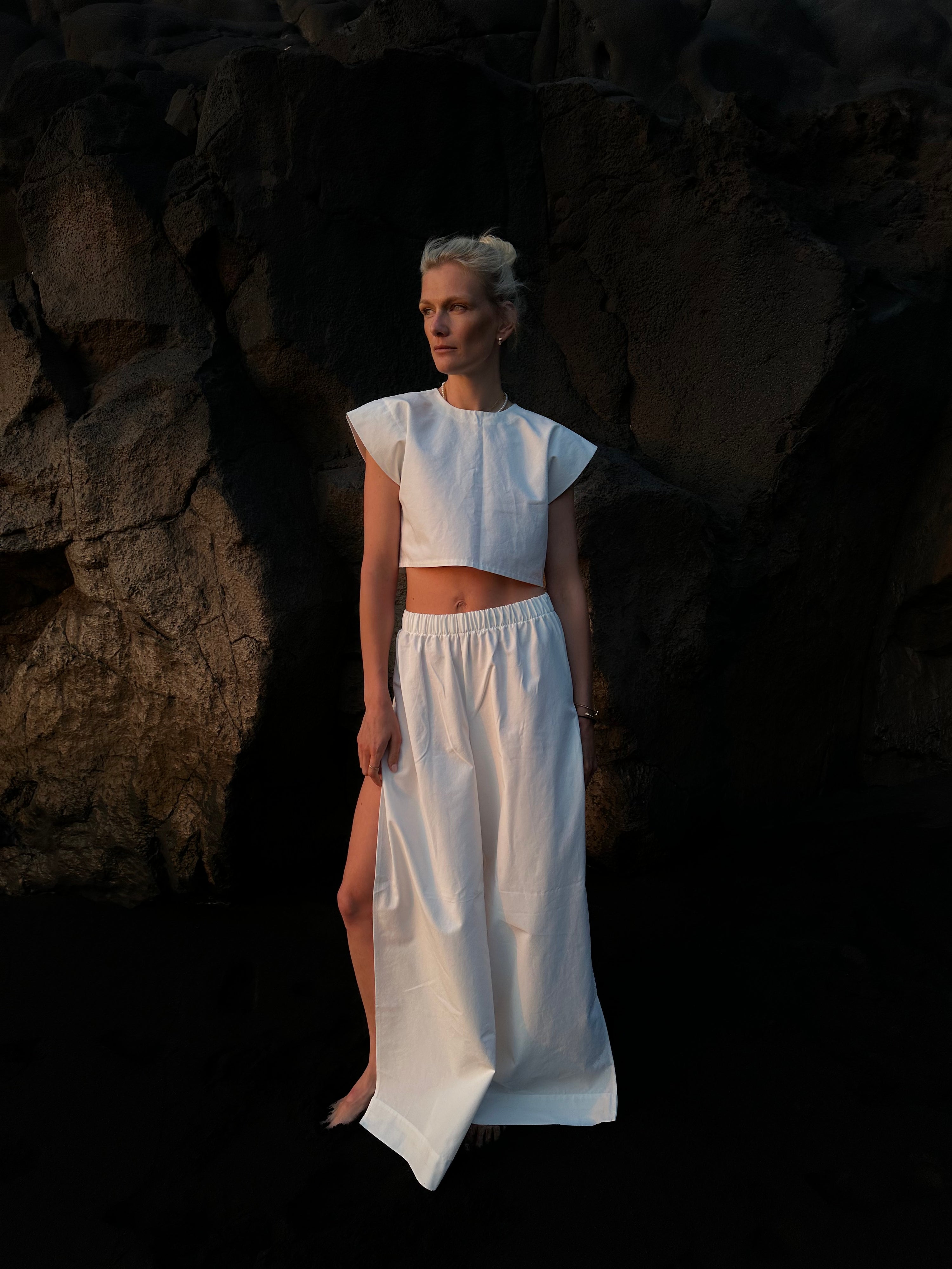 pants with slit vacanze by Zuzana NS