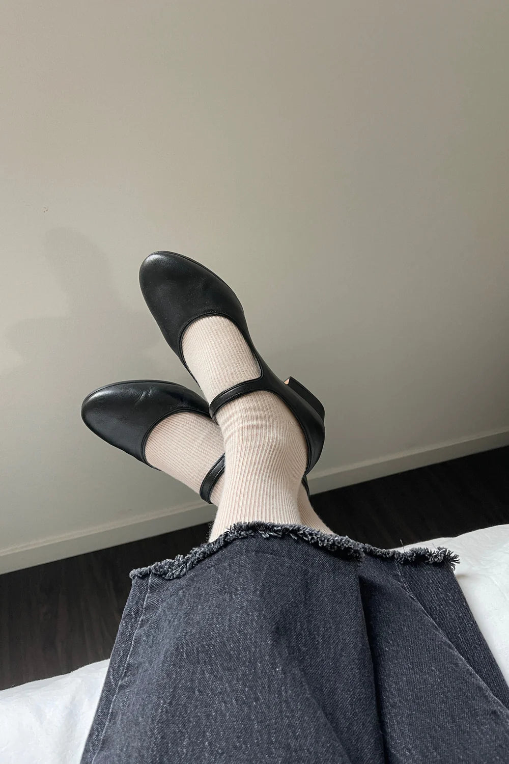 high socks Trouser eggnog