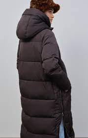 winter puffer coat Lourdes black
