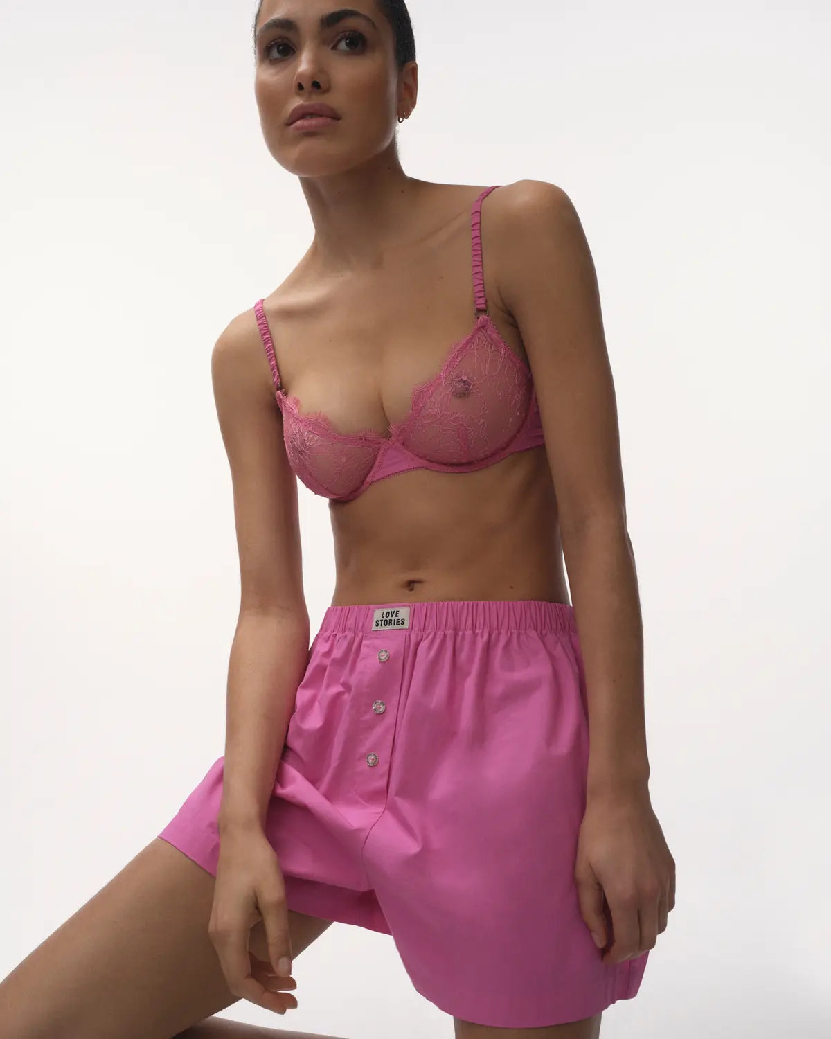 shorts James pink