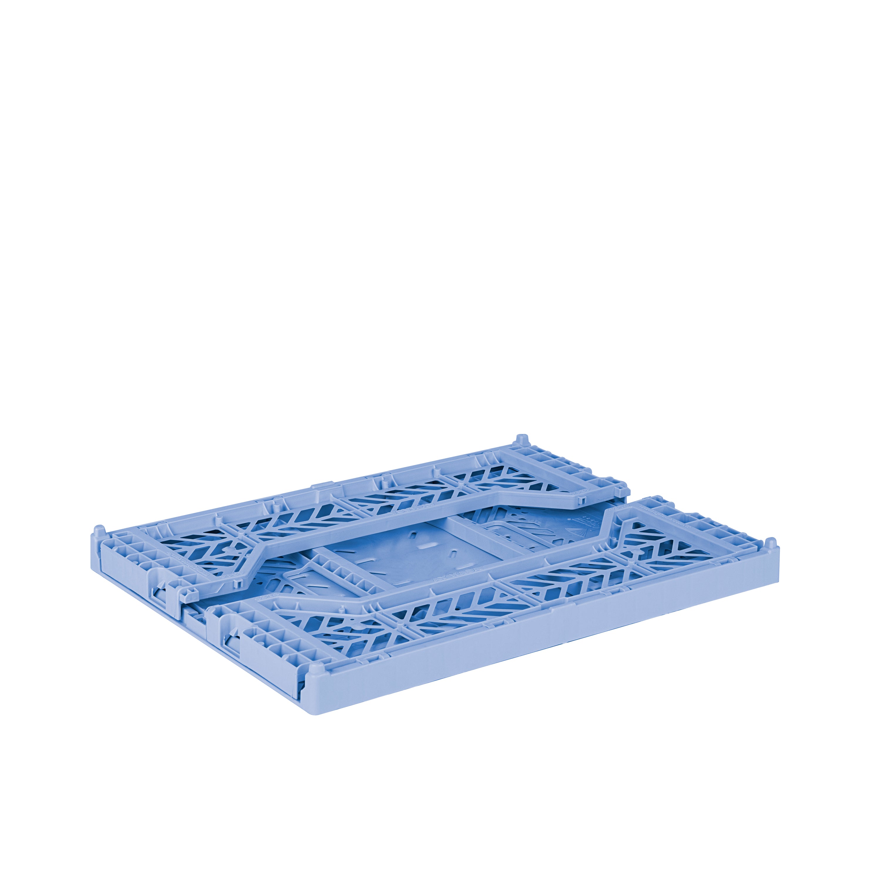 stackable storage box midi baby blue