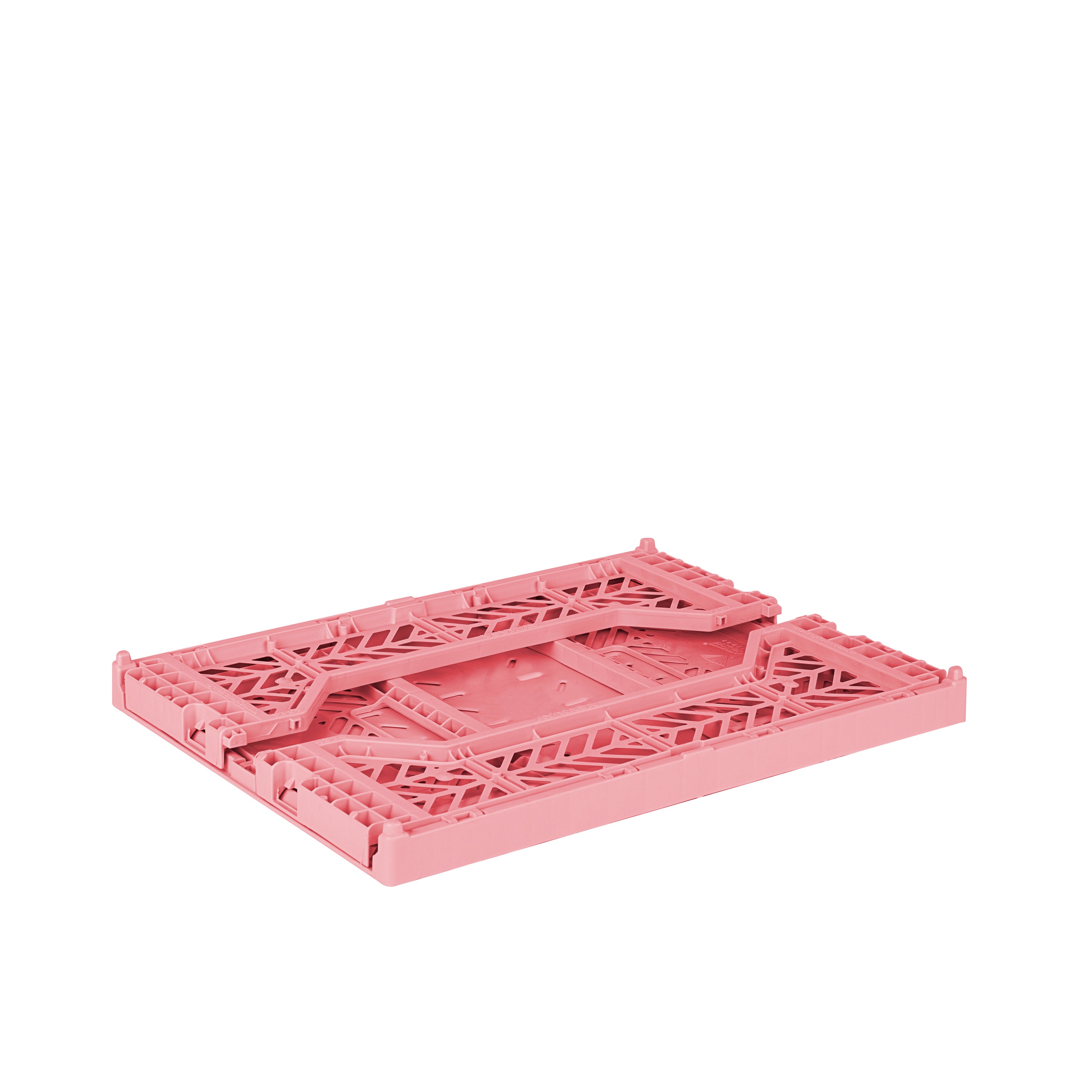 stackable storage box midi baby pink
