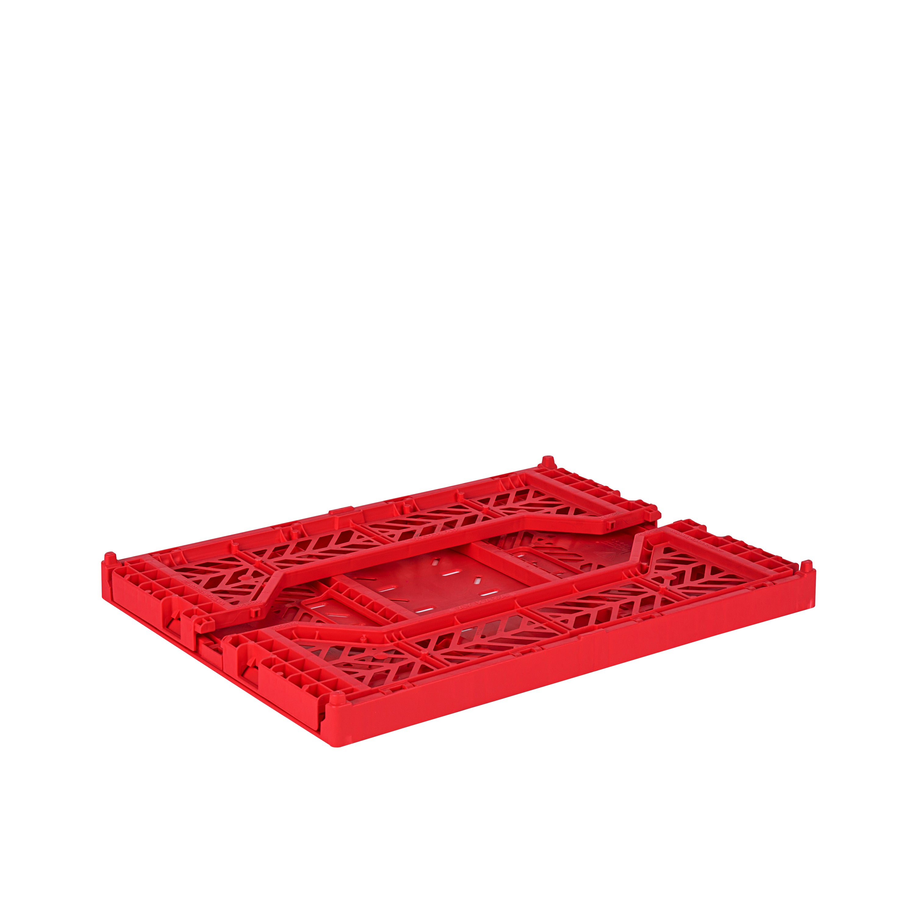 stackable storage box midi red