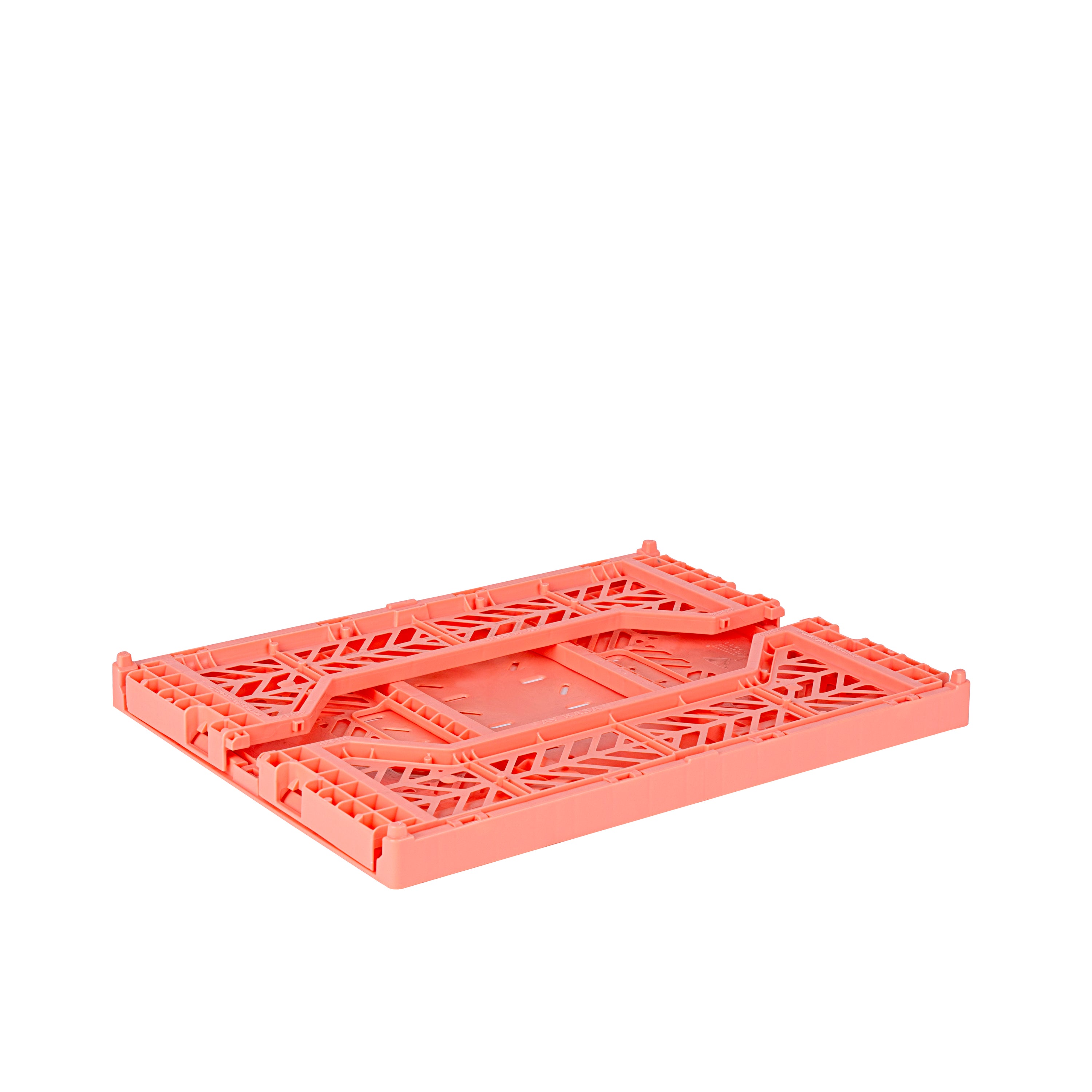stackable storage box midi salmon