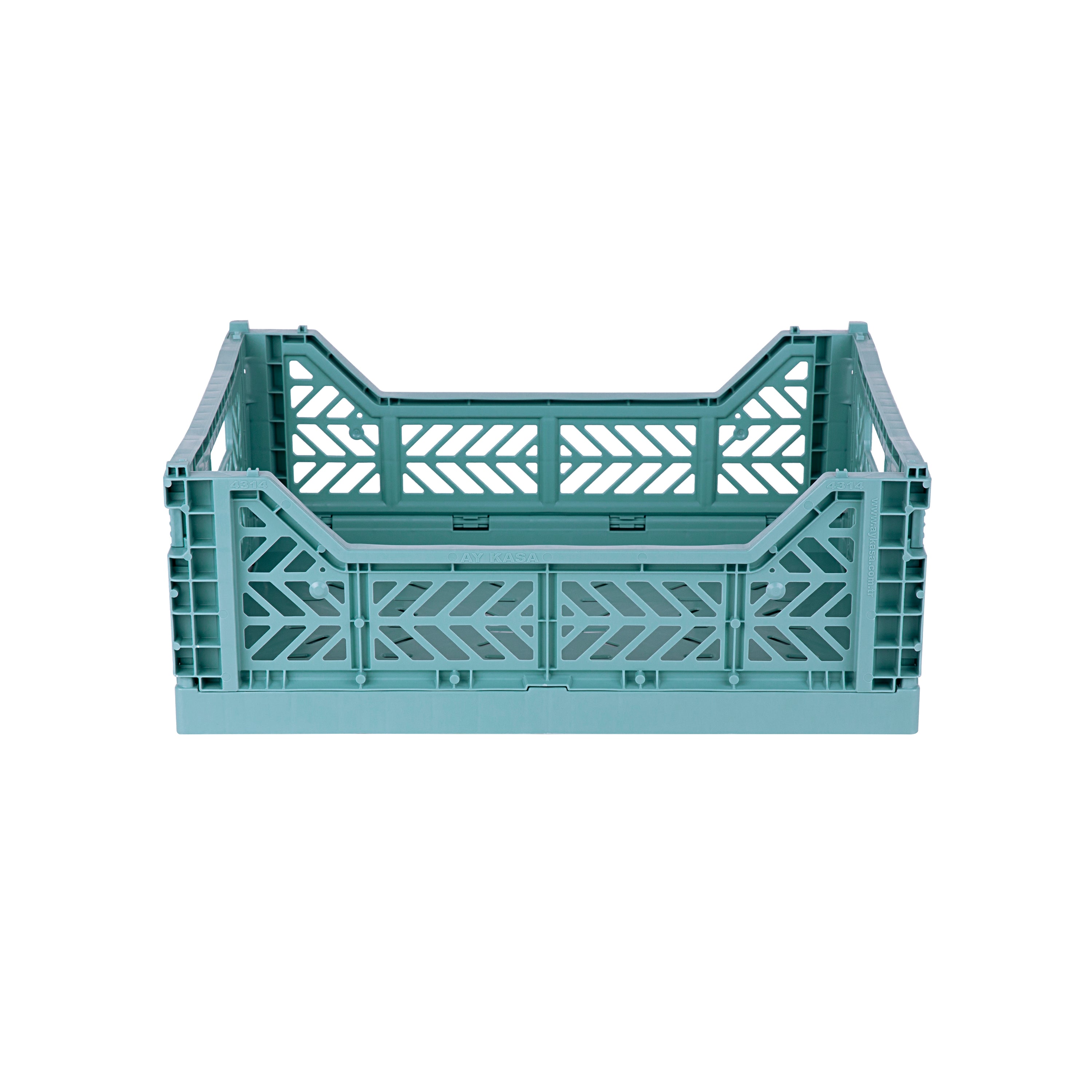 stackable storage box midi teal